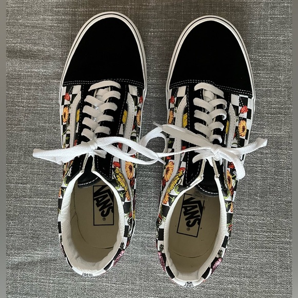 Vans Old Skool Platform Poppy Checkerboard Unisex 10 Mens / 11.5 - 12 Womens NWB - Picture 5 of 16